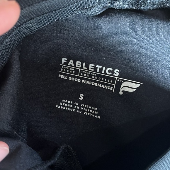 Fabletics high waisted jogger scrub bottoms - Picture 7 of 8